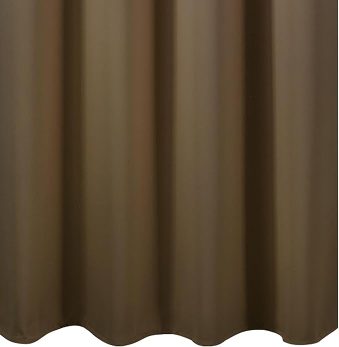 LEMOMO Blackout Curtains 66 x 72 Inch Long Brown Curtains Set of 2 Panels Room Darkening Curtains for Bedroom and Living Room
