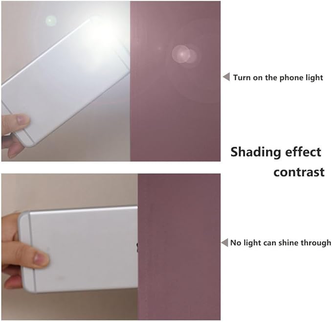 NICETOWN Full Shade Curtain Panels, 37" Wide x 70" Long, Dry Rose, Pair of Thermal Insulated & Energy Efficiency Blackout Drapes for Living Room, Lined Silky Performance Window Dressing