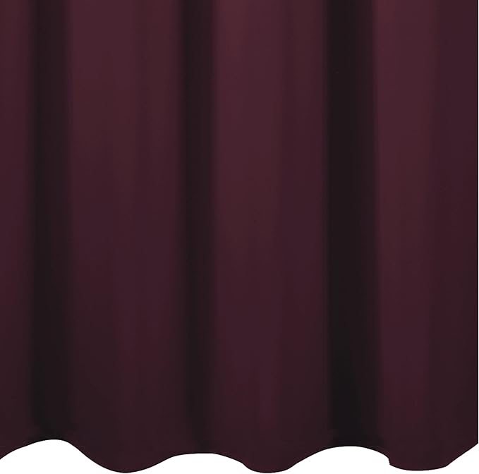 LEMOMO Burgundy Red Thermal Blackout Curtains/42 x 95 Inch/Set of 2 Panels Room Darkening Curtains for Bedroom