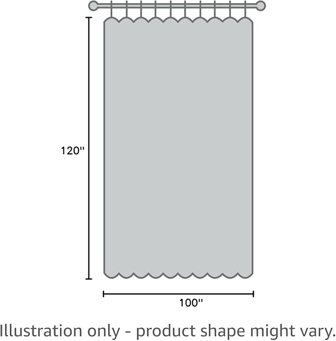 Joydeco Linen Blackout Curtains for Bedroom - 100% Light Blocking 1 Panels, Light Grey Drapes 100" W x 120" L, Thermal Insulated Room Darkening Curtains for Living Room, Rod Pocket & Back Tabs