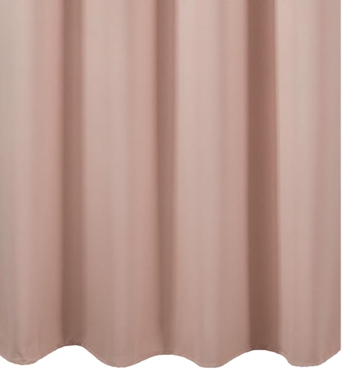 LEMOMO Blackout Curtains 66 x 84 inch/Blush Curtains Set of 2 Panels/Thermal Insulated Room Darkening Bedroom Curtains