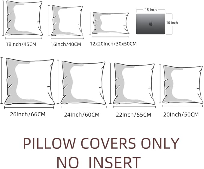 Fancy Homi Set of 1 Boho Black Lumbar Decorative Throw Pillow Cover 12x20 Inch for Couch Bed Sofa Chair, Modern Organic Farmhouse Home Decor, Soft Cotton Cute Accent Rectangle Cushion Case