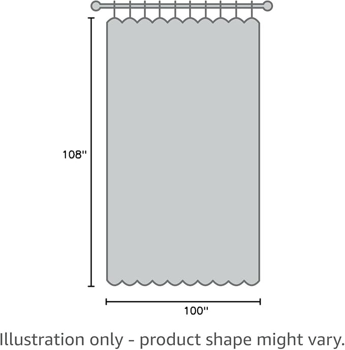Yakamok Extra Wide Blackout Full Shading Curtains for Patio Door, Thermal Backing Sliding Glass Door Drape, Privacy Assured Window Treatment, Room Divider Curtains,Dark Grey, W100 x L108, 1 Panel