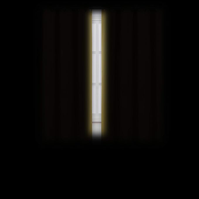LEMOMO Yellow Thermal Blackout Curtains/52 x 72 Inch/Set of 2 Panels Room Darkening Curtains
