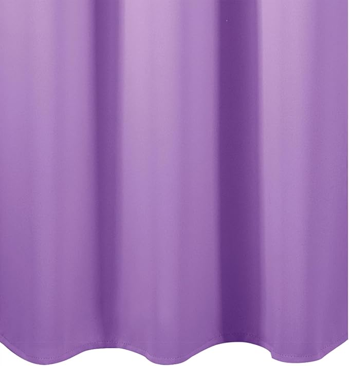 LEMOMO Blackout Curtains 52 x 90 Inch Long Lavender Curtains Set of 2 Panels Room Darkening Curtains for Bedroom and Living Room