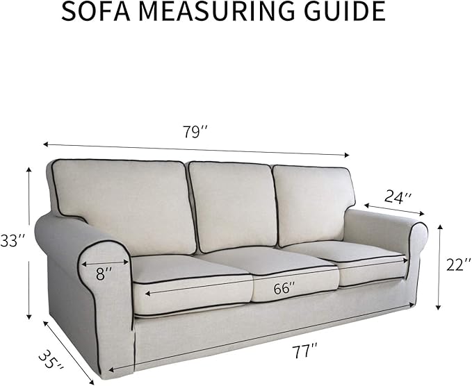 PureFit Super Stretch Sofa Slipcover – Spandex Non Slip Soft Couch Sofa Cover, Washable Furniture Protector with Non Skid Foam and Elastic Bottom for Kids, Pets （Sofa, Sage Green）