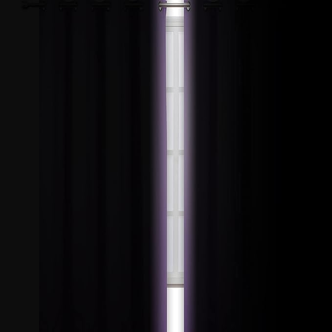 LEMOMO Blackout Curtains 42 x 84 inch/Lavender Curtains Set of 2 Panels/Thermal Insulated Room Darkening Bedroom Curtains