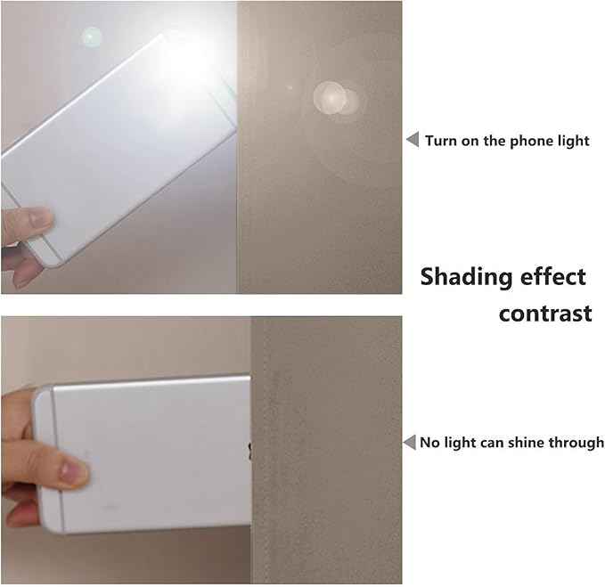 NICETOWN Total Shade Curtains and Draperies, Heavy-Duty Full Light Shading Drapes with Black Liner Backing for Villa/Hall/Dorm Window（Taupe, Package of 2 Panels, 70 inches Wide x 95 inches Long