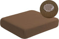 Water Resistant Couch Cushion Covers Stretch Sofa Seat Slipcover for Pets, Thick RV Dinette Cushion Covers Sofa Protector, Washable (Small, Coffee)
