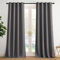 NICETOWN Room Darkening Draperies Curtains Panels, 2 Panels Grey W52 x L96