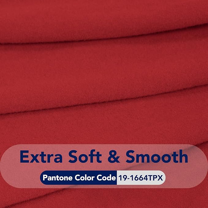 PureFit Super Stretch Chair Sofa Slipcover with Pocket – Spandex Non Slip Soft Couch Sofa Cover, Washable Furniture Protector with Elastic Bottom for Kids, Pets （Recliner, Red）