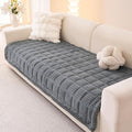 Couch Cover for Dogs Washable, Fuzzy Pet Couch Covers for 3 Cushion Sofa Pet Friendly, Non Slip Sofa Cover (Blue-Grey, 35" x 70.9"/90 x 180cm)