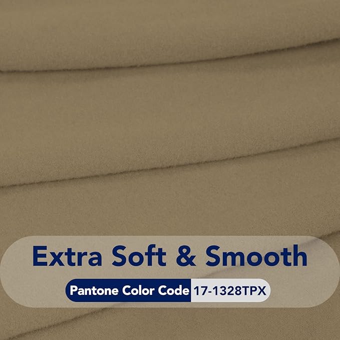 PureFit Super Stretch Chair Sofa Slipcover with Pocket – Spandex Non Slip Soft Couch Sofa Cover, Washable Furniture Protector with Elastic Bottom for Kids, Pets （Recliner, Tan）