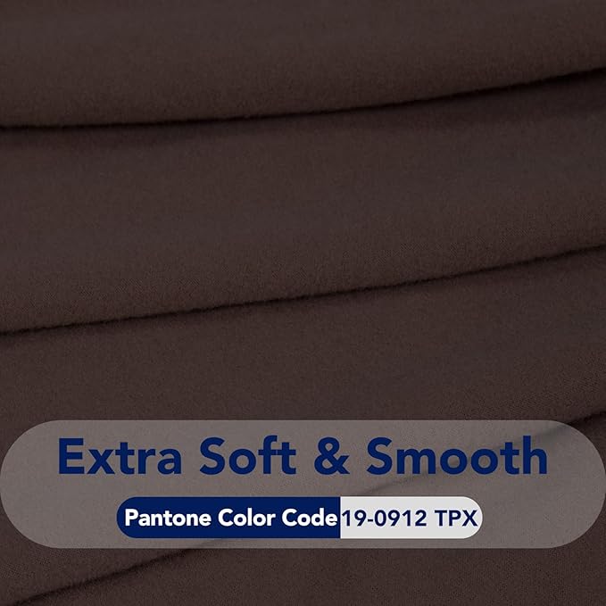 PureFit Super Stretch Sofa Slipcover – Spandex Non Slip Soft Couch Sofa Cover, Washable Furniture Protector with Non Skid Foam and Elastic Bottom for Kids, Pets （Sofa, Chocolate）