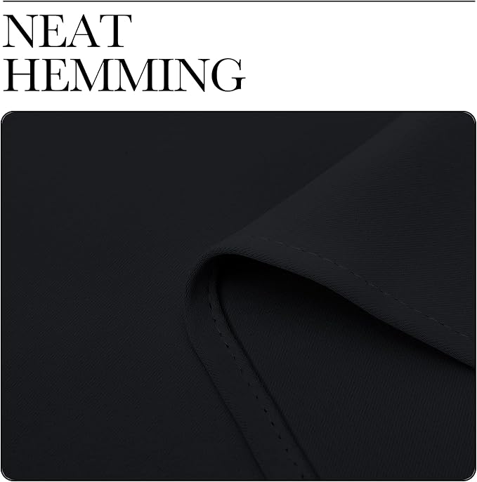 NICETOWN Short Curtains, Black Out RV Bunk Panels for Kitchen - Energy Smart Decoration Thermal Insulating Blackout Drapes/Draperies for Small Window (2 Panels, 29 inches Wide by 20 inches Long)