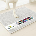 Muddy Mat® | Super Absorbent Door Mat Indoor, Microfiber Quick Dry Chenille Entryway Rug, Non-Slip Front Door Mat, Indoor Mats for Entryway, Machine Washable Pet Rug, White 30"x19"