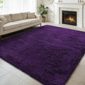 9x12 Fluffy Area Rugs for Living Room,Large Purple Fuzzy Shag Area Rug for Bedroom,Soft Non-Shedding Indoor Plush Carpet for Kids Bedroom Nursery Home Decor