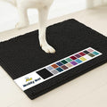 Muddy Mat® | Super Absorbent Door Mat Indoor, Microfiber Quick Dry Chenille Entryway Rug, Non-Slip Front Door Mat, Indoor Mats for Entryway, Machine Washable Pet Rug, Black 24"x36"