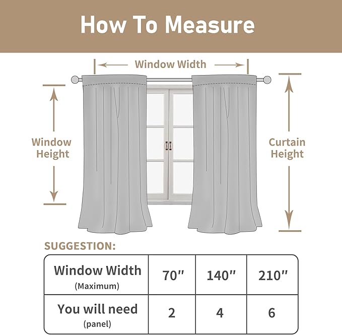 LAMIT Semi Sheer Linen Curtains for Living Room, Back Tab and Rod Pocket Terracotta Curtains Light Filtering Country Rustic Neutral Drapes for Bedroom/Farmhouse, 2 Panels, 52 x 102 Inch