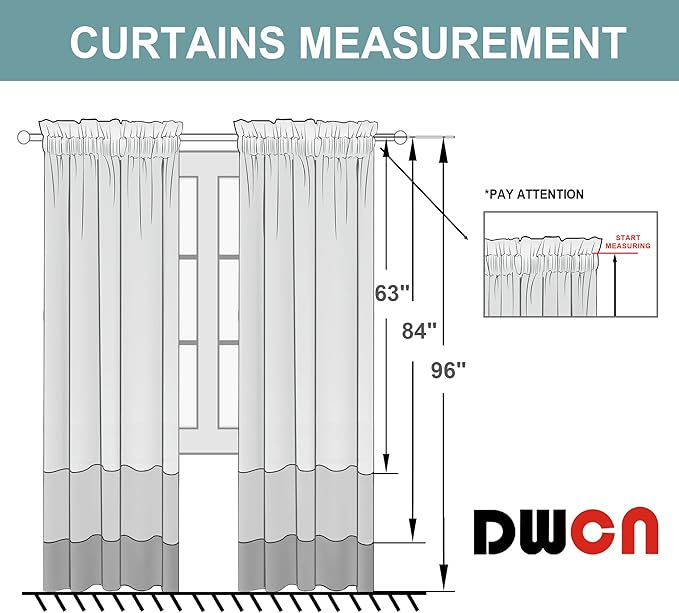 DWCN Christmas Burgundy Room Darkening Blackout Curtains - Thermal Insulated Privacy Energy Saving Window Curtain Drapes 42 x 54 inch Length, Set of 2 Bedroom Living Room Curtains