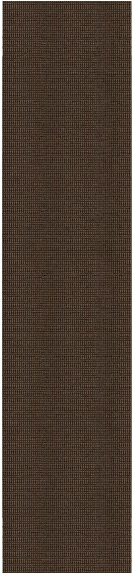 KOZYFLY Long Runners for Hallways 2.6x12 ft Washable Kitchen Runner Non Slip Rubber Backed Hallway Rugs Cotton Entryway Runner Rug Floor Carpet for Indoor Hall, Backdoor, Kitchen, Reddish Brown/Coffee