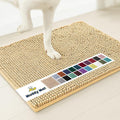 Muddy Mat® | Super Absorbent Door Mat Indoor, Microfiber Quick Dry Chenille Entryway Rug, Non-Slip Front Door Mat, Indoor Mats for Entryway, Machine Washable Pet Rug, Beige XXXL 72"X48"