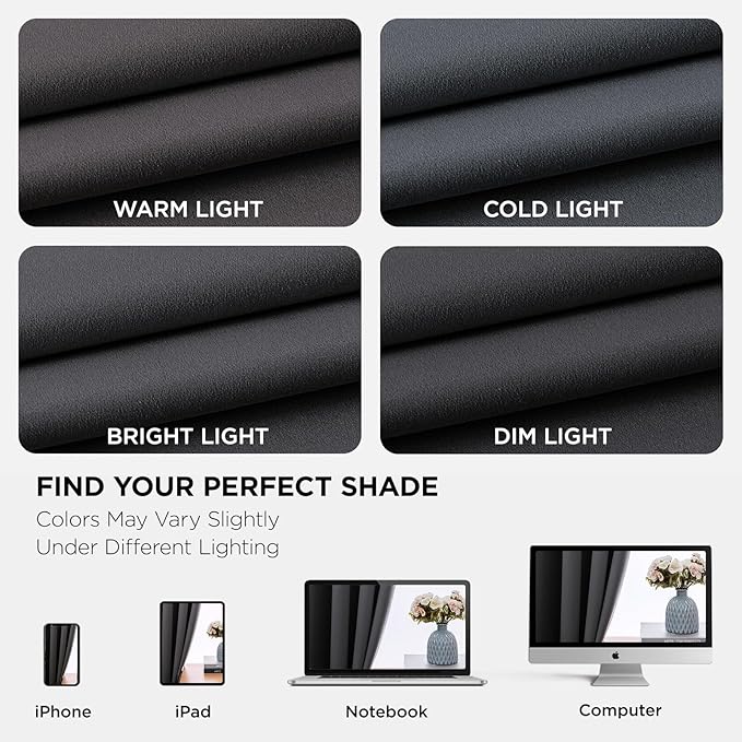 Joydeco Blackout Curtains 84 Inch Length 2 Panels Set, Thermal Insulated Long Drapes 2 Burg, Room Darkening Grommet Drapes for Living Room Bedroom Window
