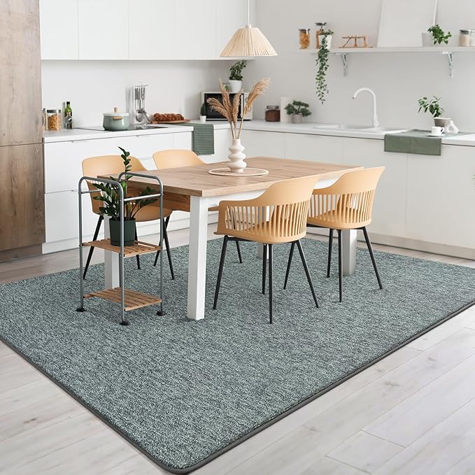 AROGAN Small Washable Area Rugs for Bedroom, 2×4 Runner Rug with Memory Foam for Hallway, Non Slip Fluffy Carpet Indoor Rug Runner for Kitchen, Bedside, Entryway Bathroom Home Decor, Grey