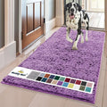 Muddy Mat® | Super Absorbent Door Mat Indoor, Microfiber Quick Dry Chenille Entryway Rug, Non-Slip Front Door Mat, Indoor Mats for Entryway, Machine Washable Pet Rug, Purple 35"x60"