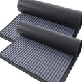 OLANLY Front Door Mat Indoor Outdoor Entrance, 2-Pack 71 x 23 Inch, Waterproof Heavy Duty Doormat, Fade Resistant, Low Profile, Easy Clean Patio Porch Welcome Floor Mats for Entry, Ash Grey