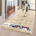 Muddy Mat® | Super Absorbent Door Mat Indoor, Microfiber Quick Dry Chenille Entryway Rug, Non-Slip Front Door Mat, Indoor Mats for Entryway, Machine Washable Pet Rug, Beige 36"x72"