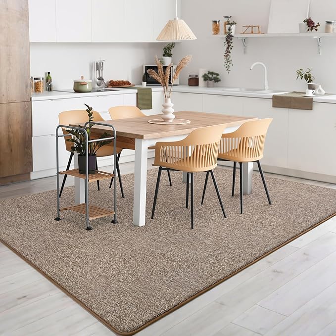 AROGAN Washable 2x6 Runner Rug for Hallway, Long Runner Rugs wtih Soft Memory Foam for Bedroom, Non Slip Backing Carpet Runners for Hallways, Kitchen, Bathroom, Entryway Home Decor, Matte Brown