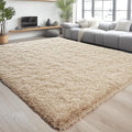 Chicrug Soft Area Rugs for Bedroom Living Room Plush Fluffy Rug 9x12 Feet, Shag Furry Area Rug Carpet Non Shedding for Nursery Children Kids Girls Room Home Decorative, Camel