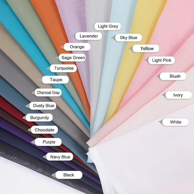 OVZME Burgundy Sheer Curtains 84 Inches Long 2 Panels Set, Light Filtering Sheer Curtains for Living Room Bedroom 59 Inch Extra Wide, Modern Voile Filmy Rod Pocket Window Drapes, 59Wx84L Inches