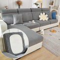 Couch Cushion Covers for Sofa Couch Covers Wear-Resistant Universal Sofa Cover Washable Stretch for Sectional Slipcovers (Texture-Gray,Extra Large Single Seat Cover)