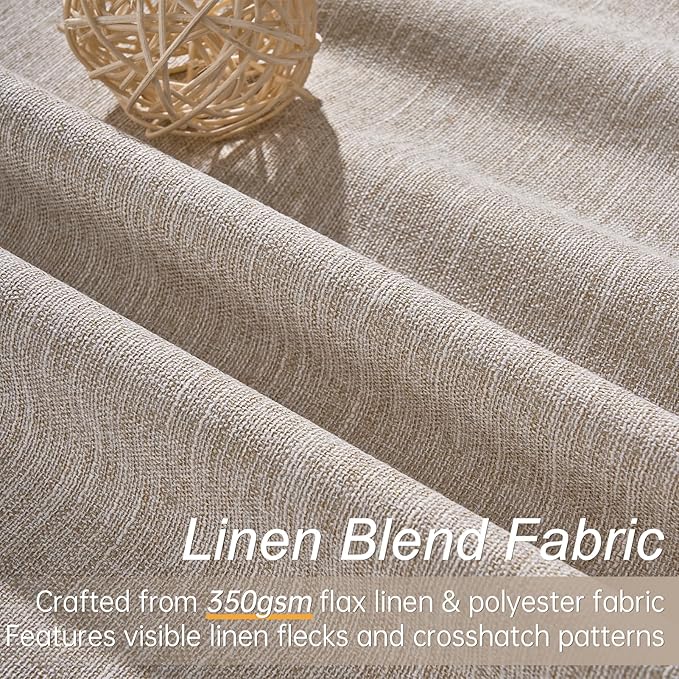 Topfinel Long Curtains for Living Room Custom 105 Inch, Sun Blocking Elegant Internet Famous Curtains Burg for Bedroom Aesthetic Thermal Blackout Drapes Fabric Thick 2panels Back Tab Hooks Pleated