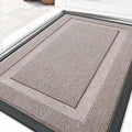 OLANLY Front Door Mat Indoor Outdoor Entrance, Waterproof All-Season, All-Weather Doormat, Sturdy Natural Rubber, Low Profile, Easy Clean Patio Porch Entryway Mat, 35x23, Camel